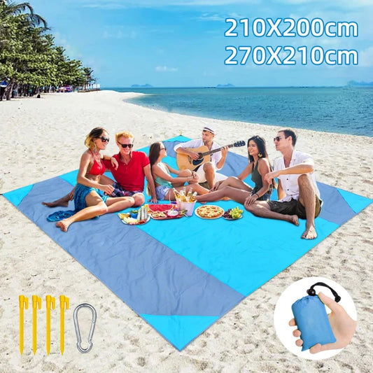 Waterproof Sand-Free Beach Mat — Extra Large Foldable Picnic & Festival Blanket | Free UK Delivery