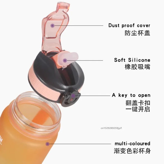 1000ml Gradient Water Bottle