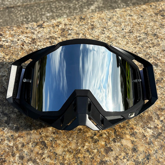 Motorcycle & Festival Goggles — UV400 Polycarbonate Motocross Cycling Glasses | Free UK Delivery
