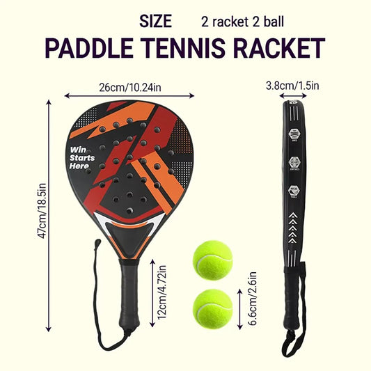 Padel Tennis Racket for Beginners — Anti-Vibration Durable Padel Bat | Free UK Delivery