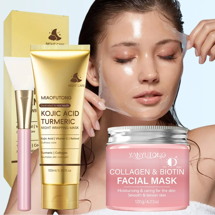 Bio-Collagen Overnight Gel Mask — Retinol Firming & Glass Skin K-Beauty | Free UK Delivery