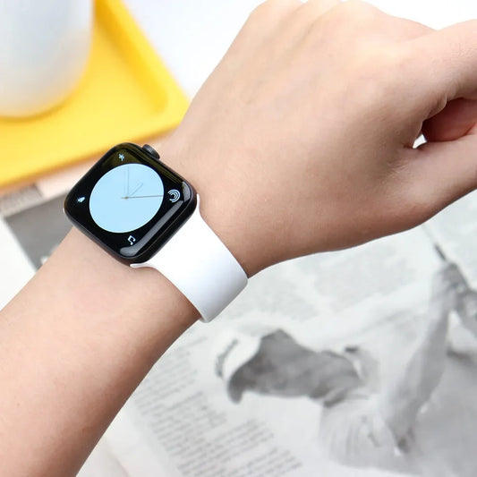Silicone Apple Watch Band — All Series Compatible