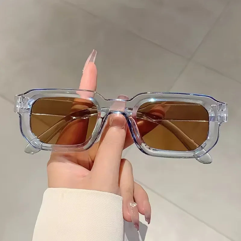 Vintage Rectangle Sunglasses — UV400 Retro Eyewear for Women | Free UK Delivery