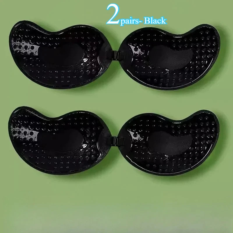 Invisible Self-Adhesive Push Up Bra — Backless Strapless Silicone Bralette | Free UK Delivery