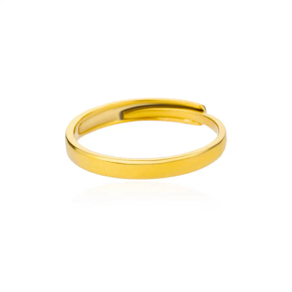 316L Stainless Steel Gold Ring — Never Fade Luxury Couples Ring | Free UK Delivery