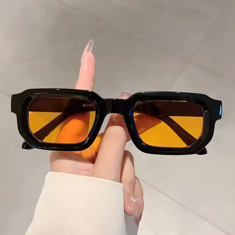 Vintage Rectangle Sunglasses — UV400 Retro Eyewear for Women | Free UK Delivery