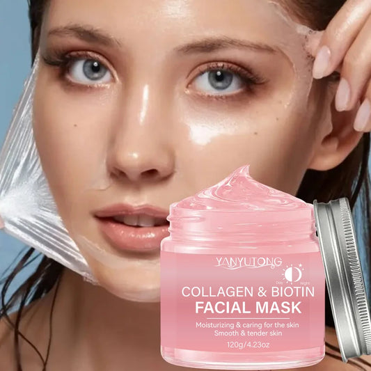 Bio-Collagen Overnight Gel Mask — Retinol Firming & Glass Skin K-Beauty | Free UK Delivery