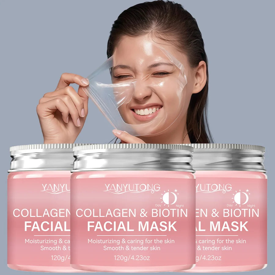 Bio-Collagen Overnight Gel Mask — Retinol Firming & Glass Skin K-Beauty | Free UK Delivery