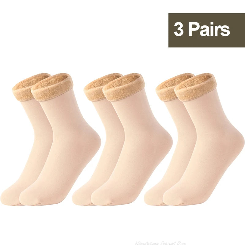 Thermal Fleece Socks for Women — Thick Cosy Winter Socks for Home, Boots & Snow