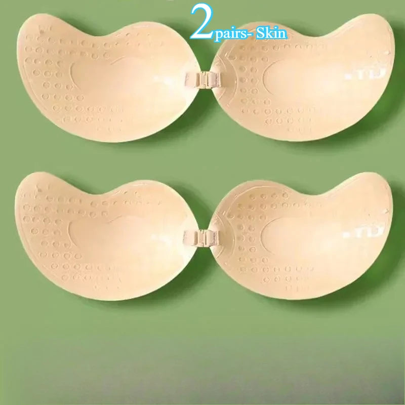 Invisible Self-Adhesive Push Up Bra — Backless Strapless Silicone Bralette | Free UK Delivery