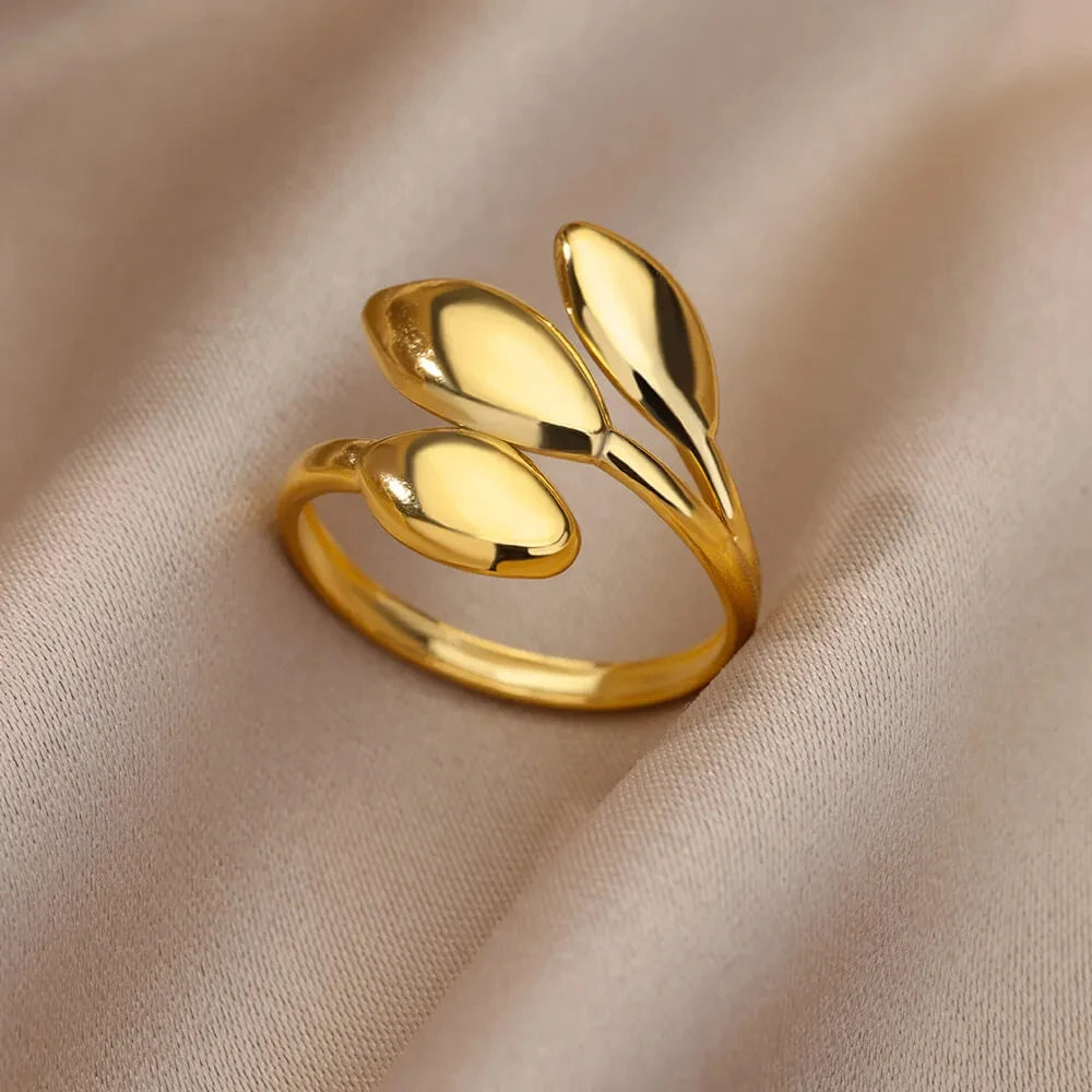 316L Stainless Steel Gold Ring — Never Fade Luxury Couples Ring | Free UK Delivery