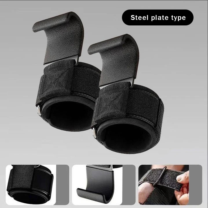 Weight Lifting Hook Grips & Wrist Wraps — Deadlift & Pull-Up Straps | Free UK Delivery