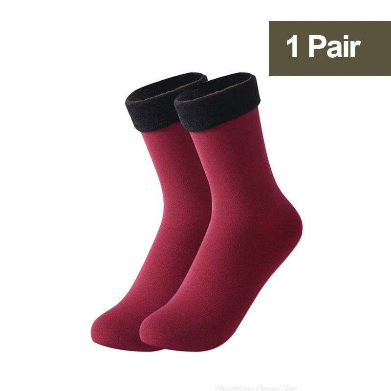 Thermal Fleece Socks for Women — Thick Cosy Winter Socks for Home, Boots & Snow