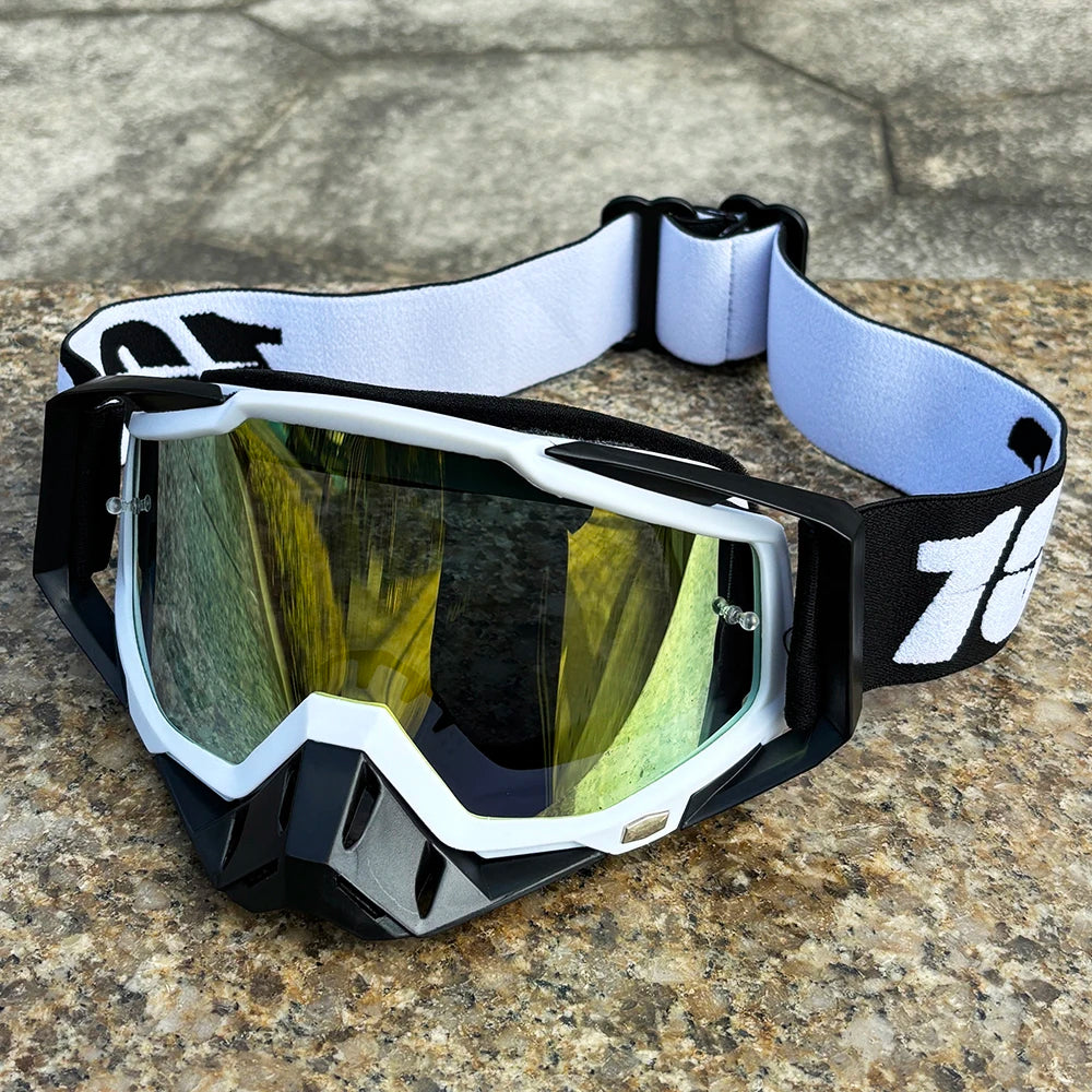 Motorcycle & Festival Goggles — UV400 Polycarbonate Motocross Cycling Glasses | Free UK Delivery