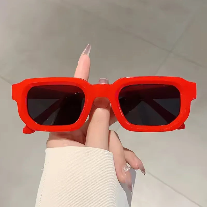 Vintage Rectangle Sunglasses — UV400 Retro Eyewear for Women | Free UK Delivery