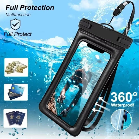 Floating Waterproof Phone Case — Universal Fit for Beach, Pool & Festivals | Free UK Delivery