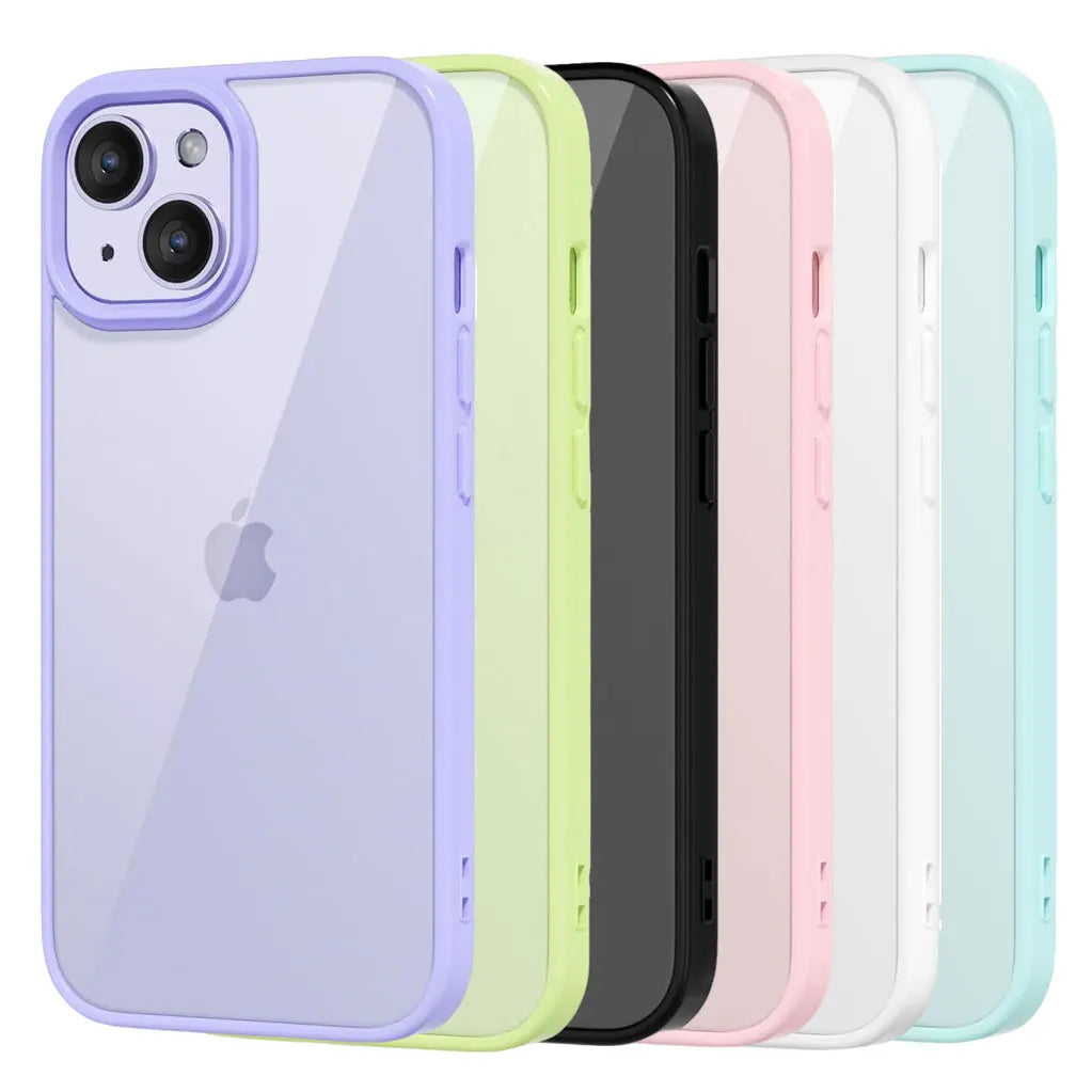Clear Shockproof iPhone Case — Silicone Bumper, All Models | Free UK Delivery