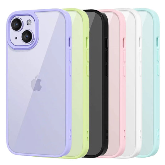 Clear Shockproof iPhone Case — Silicone Bumper, All Models | Free UK Delivery