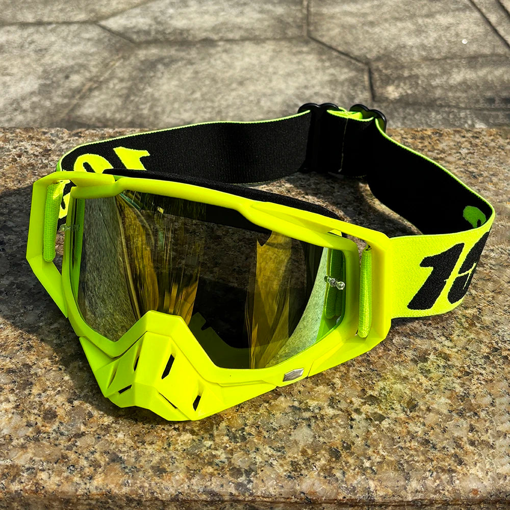 Motorcycle & Festival Goggles — UV400 Polycarbonate Motocross Cycling Glasses | Free UK Delivery