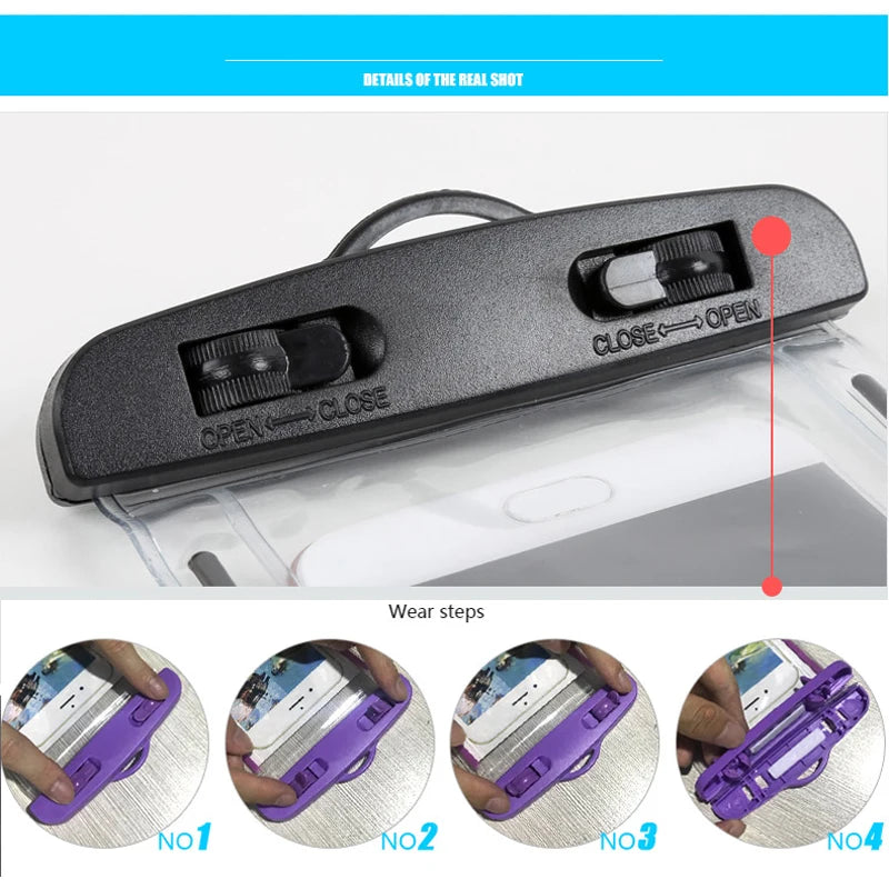 Floating Waterproof Phone Case — Universal Fit for Beach, Pool & Festivals | Free UK Delivery