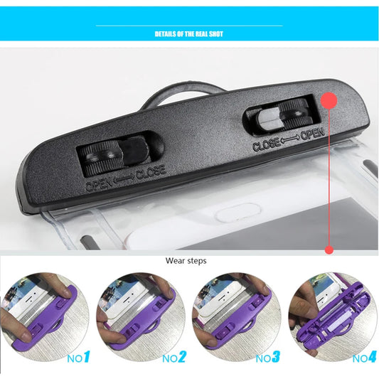 Floating Waterproof Phone Case — Universal Fit for Beach, Pool & Festivals | Free UK Delivery