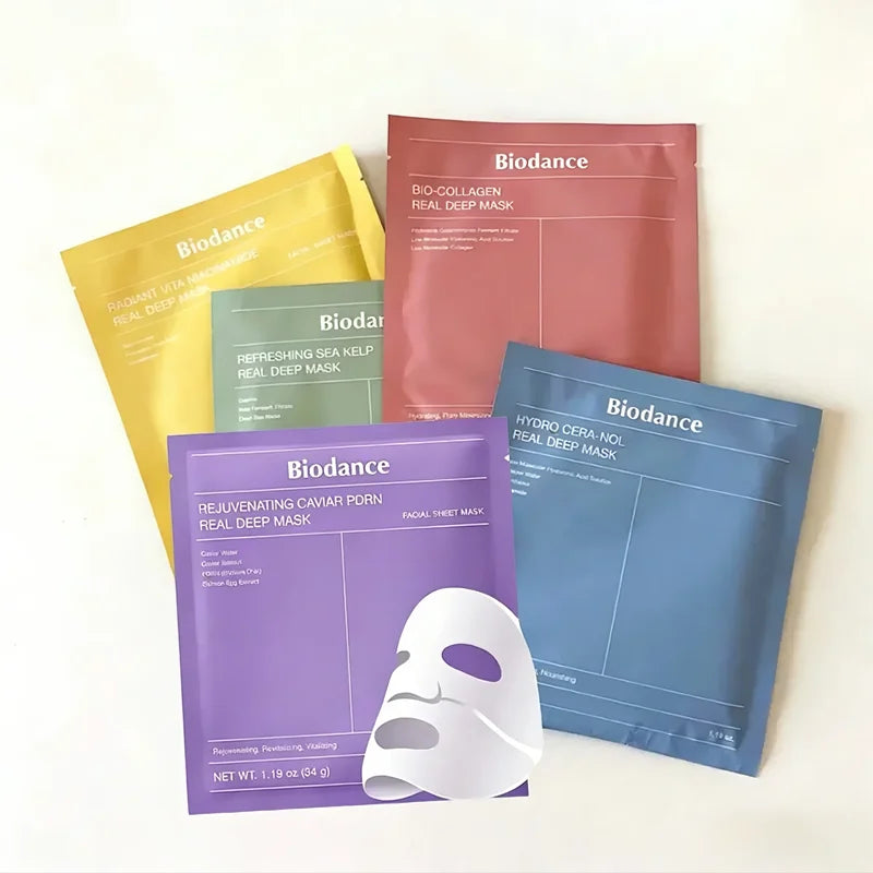 Korean Bio-Collagen Moisturizing Gel Mask | Retinol | Firming Enhance Skin Elasticity | Shrink | Pores Barrier | Repair Facial Glowing