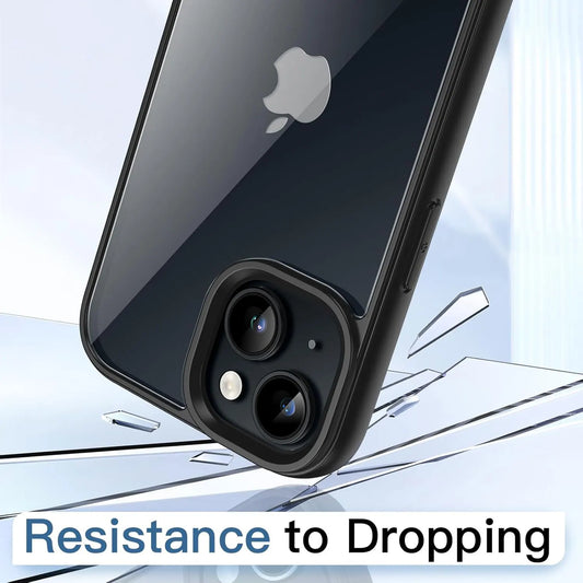 Clear Shockproof iPhone Case — Silicone Bumper, All Models | Free UK Delivery