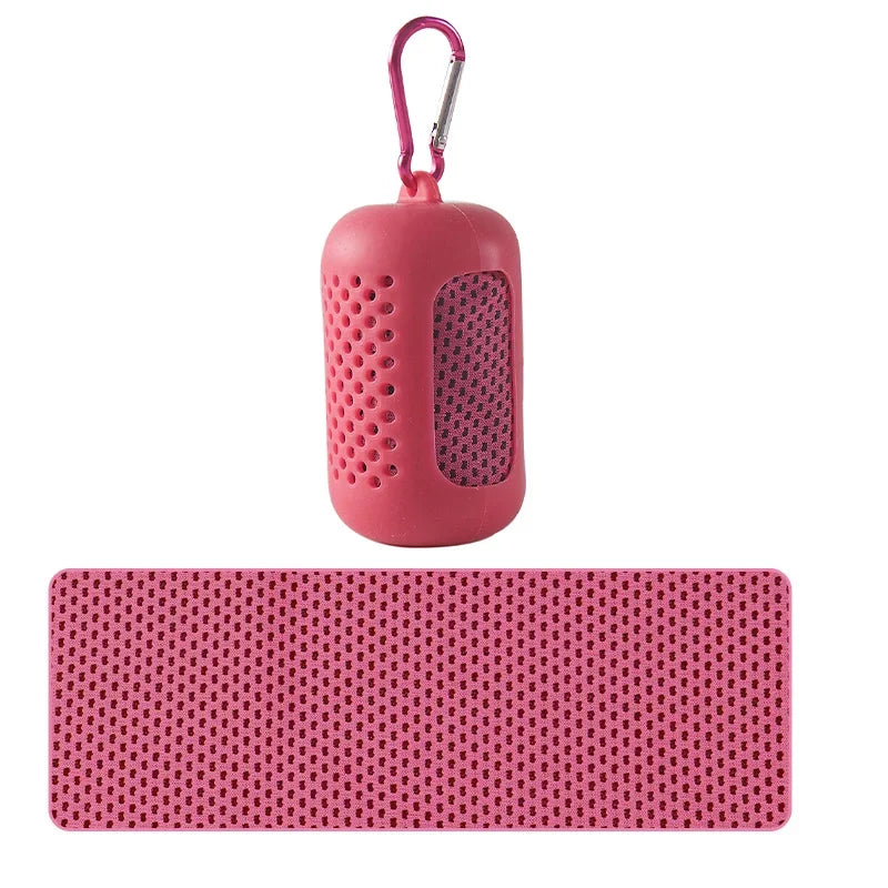 Cooling Towel with Storage Box — Instant Evaporative Sports Towel for Gym & Outdoors | Free UK Delivery