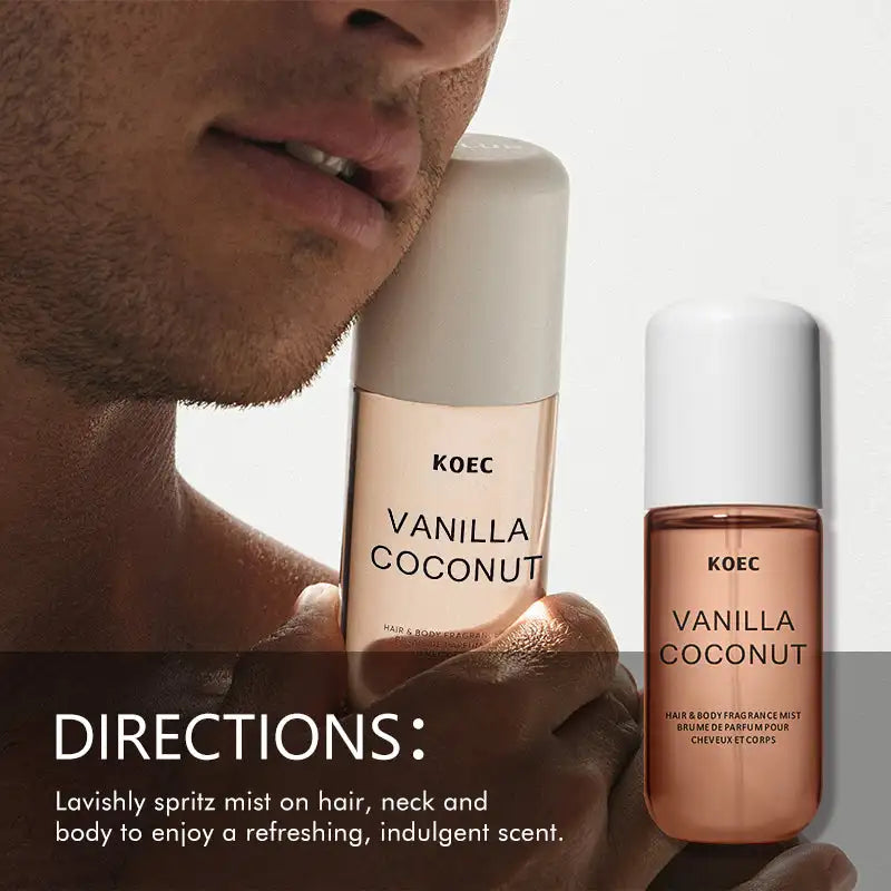 Vanilla & Coconut Fragrance Mist — Alcohol-Free Body Spray | Free UK Delivery