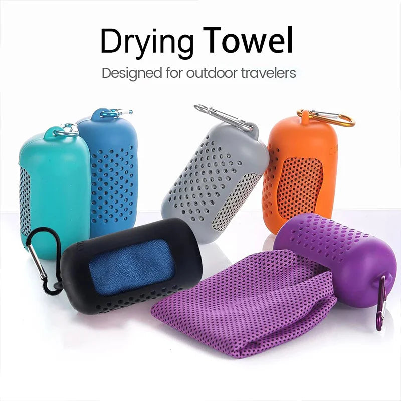 Cooling Towel with Storage Box — Instant Evaporative Sports Towel for Gym & Outdoors | Free UK Delivery