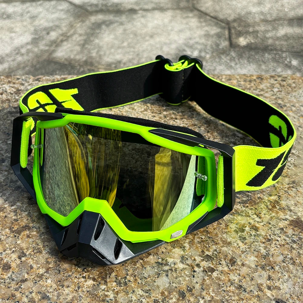Motorcycle & Festival Goggles — UV400 Polycarbonate Motocross Cycling Glasses | Free UK Delivery