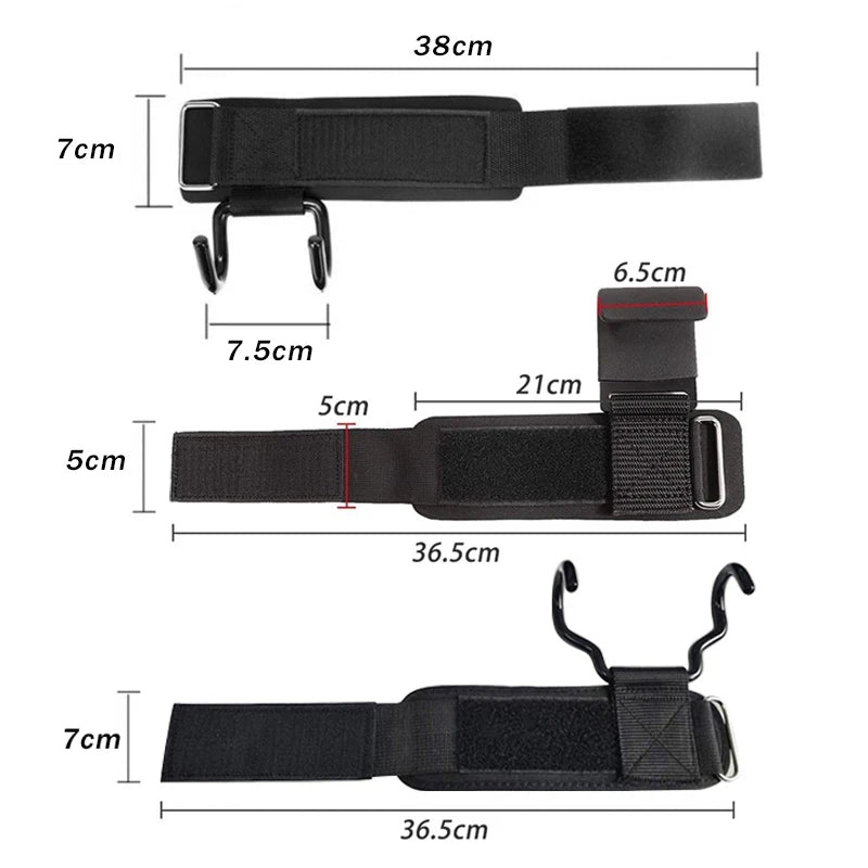 Weight Lifting Hook Grips & Wrist Wraps — Deadlift & Pull-Up Straps | Free UK Delivery