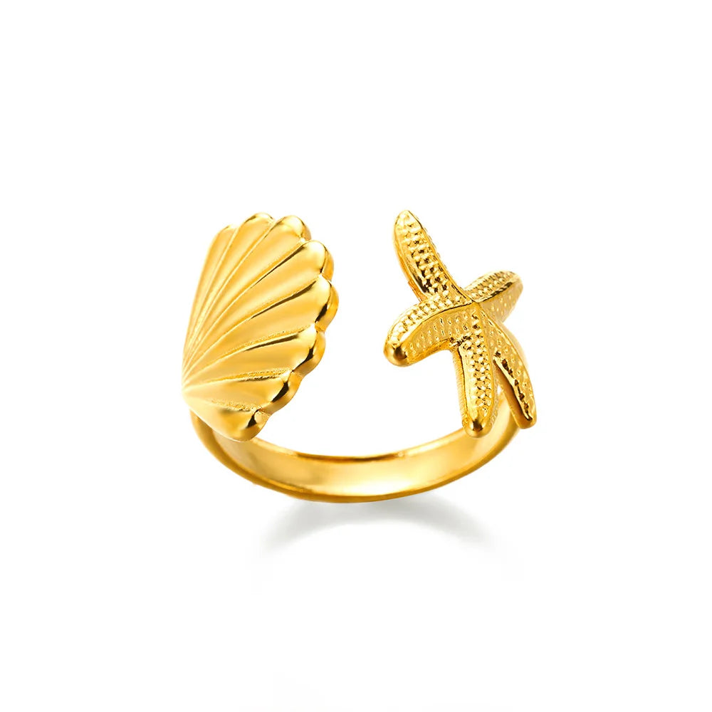 316L Stainless Steel Gold Ring — Never Fade Luxury Couples Ring | Free UK Delivery