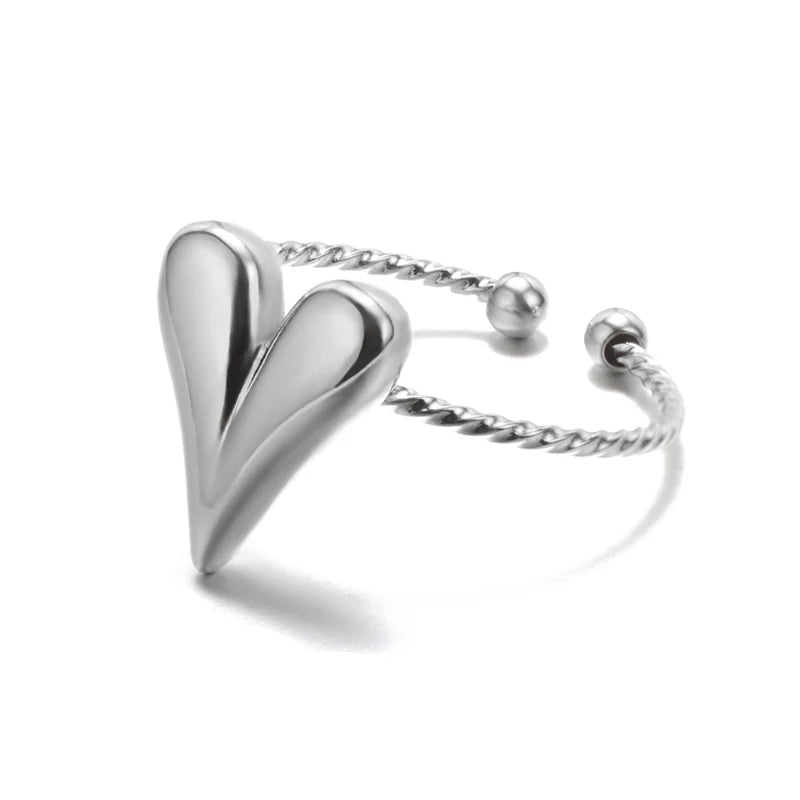 316L Stainless Steel Gold Ring — Never Fade Luxury Couples Ring | Free UK Delivery