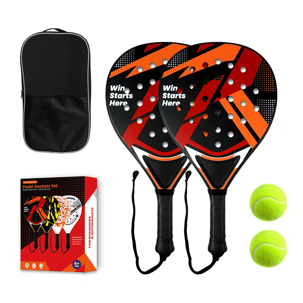 Padel Tennis Racket for Beginners — Anti-Vibration Durable Padel Bat | Free UK Delivery