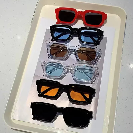 Vintage Rectangle Sunglasses — UV400 Retro Eyewear for Women | Free UK Delivery