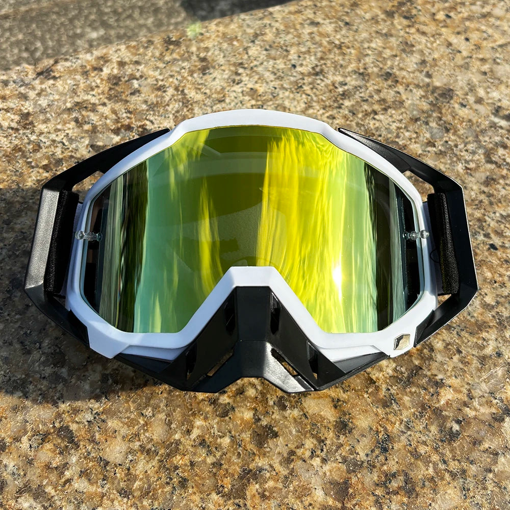 Motorcycle & Festival Goggles — UV400 Polycarbonate Motocross Cycling Glasses | Free UK Delivery