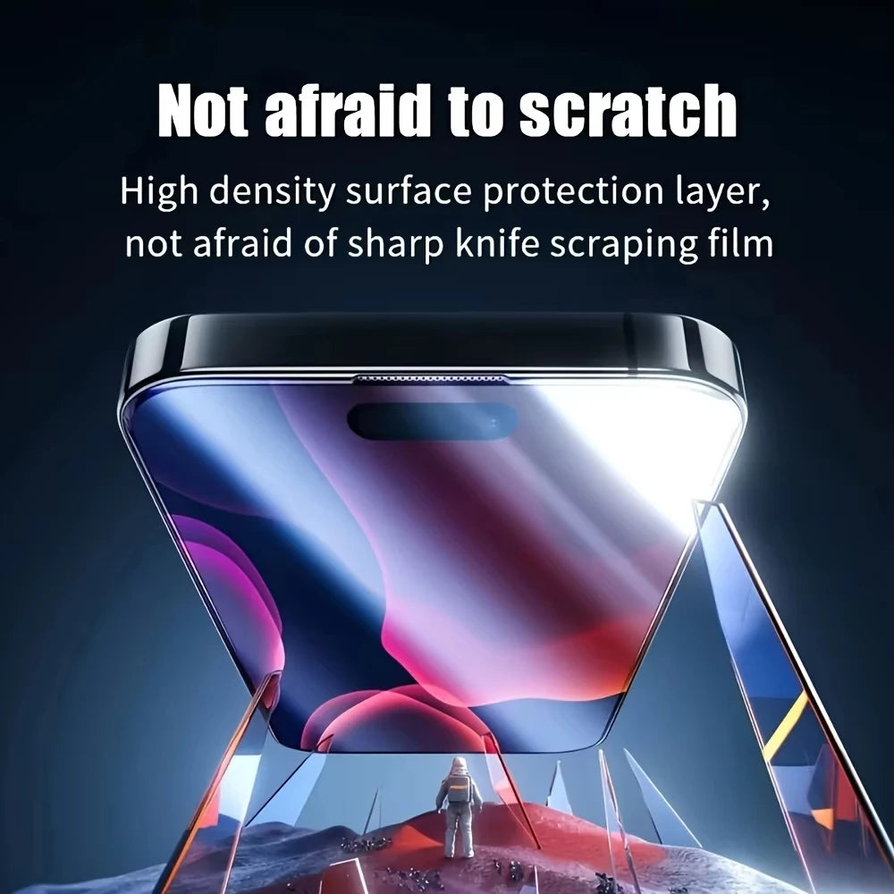 Tempered Glass Screen Protector — iPhone 7 to 17, Auto-Install Tool | Free UK Delivery