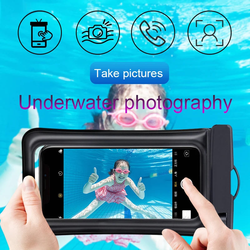 Floating Waterproof Phone Case — Universal Fit for Beach, Pool & Festivals | Free UK Delivery