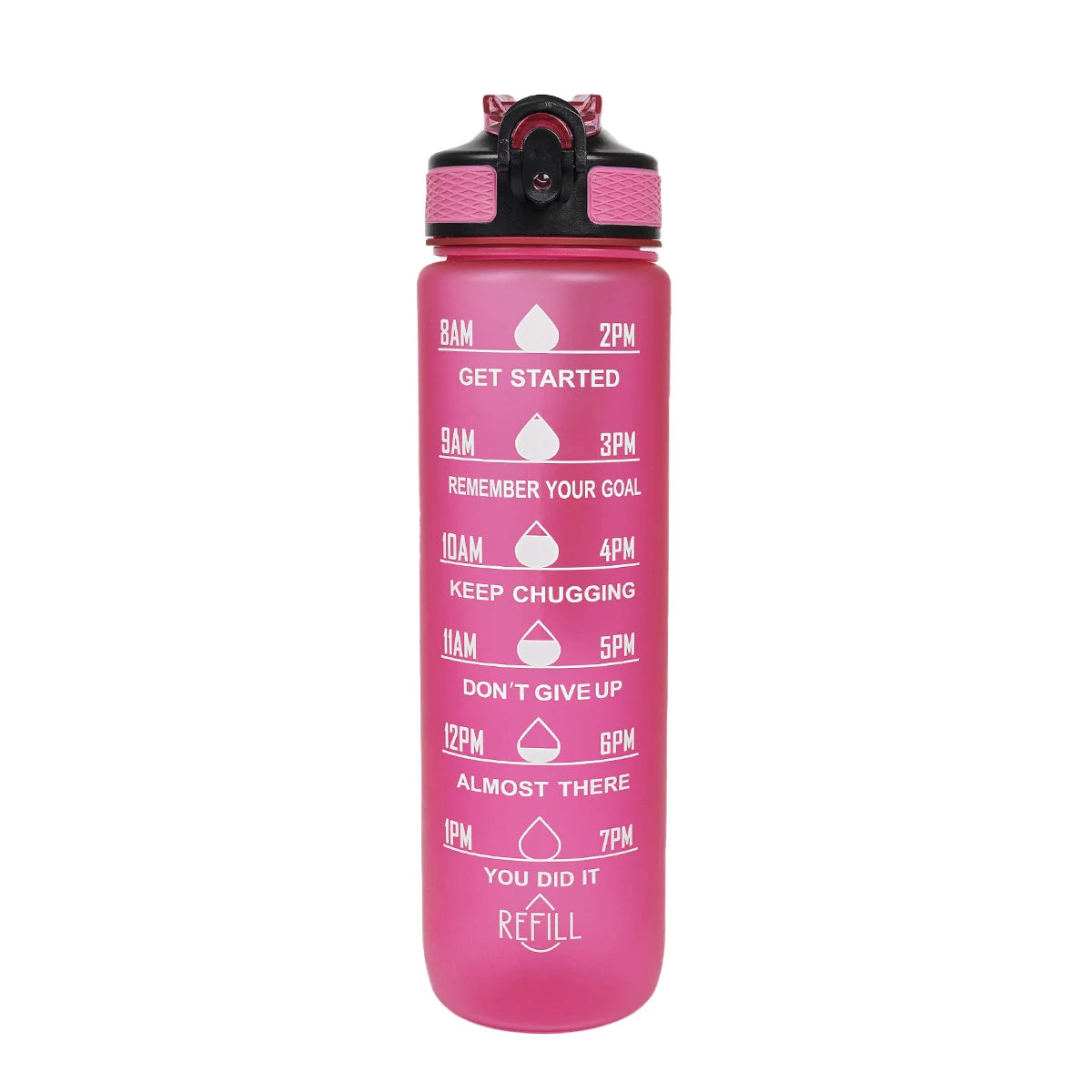 1000ml Gradient Water Bottle — Leak-Proof Straw Lid for Gym, Cycling & Travel | Free UK Delivery