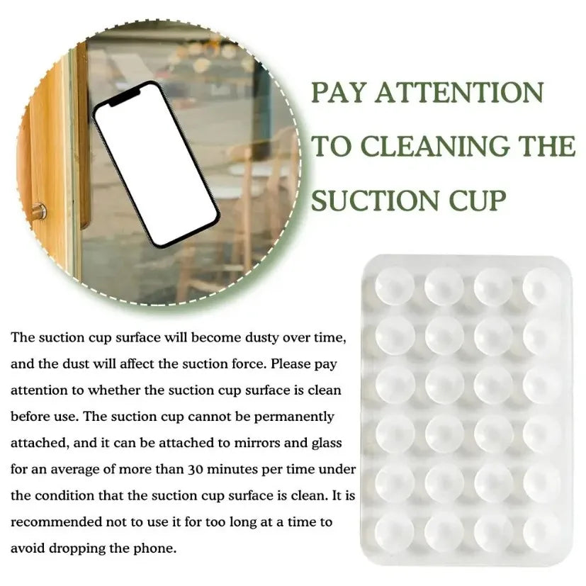 Silicone Suction Phone Holder — Stick-On Wall Mount for Shower, Kitchen & Car | Free UK Delivery