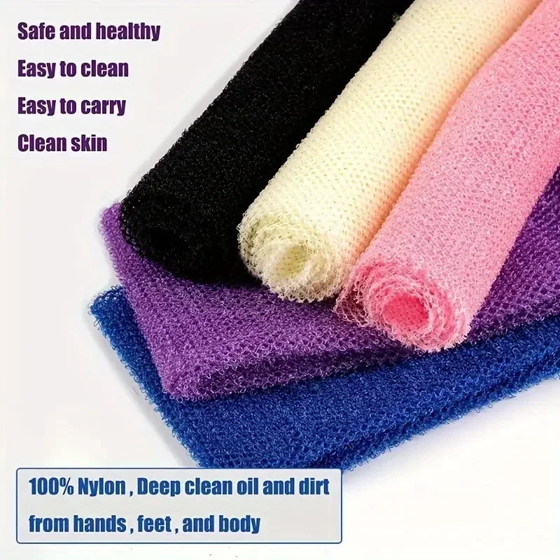 African Exfoliating Bath Sponge — Double-Sided Mesh Body Scrubber for Smooth Skin | Free UK Delivery