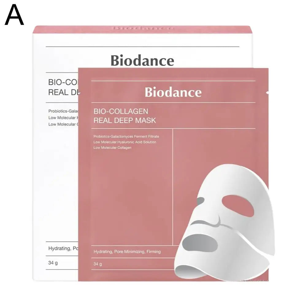 Korean Bio-Collagen Moisturizing Gel Mask | Retinol | Firming Enhance Skin Elasticity | Shrink | Pores Barrier | Repair Facial Glowing