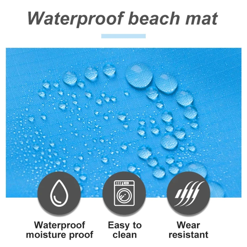 Waterproof Sand-Free Beach Mat — Extra Large Foldable Picnic & Festival Blanket | Free UK Delivery