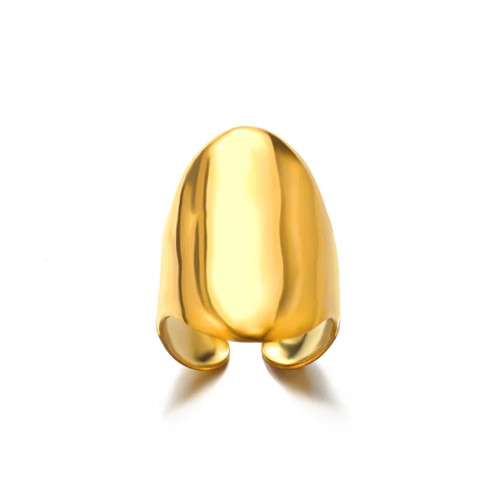 316L Stainless Steel Gold Ring — Never Fade Luxury Couples Ring | Free UK Delivery