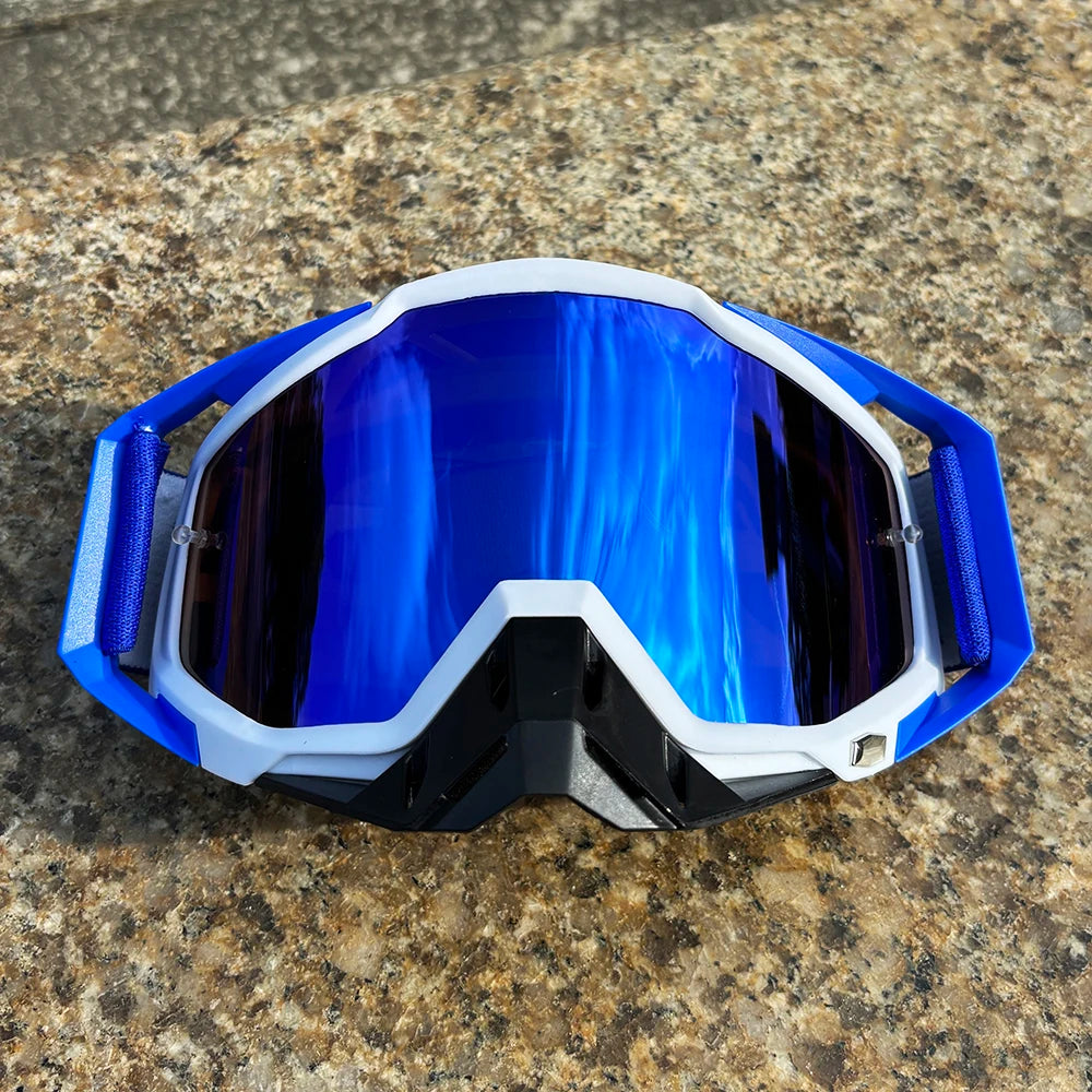 Motorcycle & Festival Goggles — UV400 Polycarbonate Motocross Cycling Glasses | Free UK Delivery