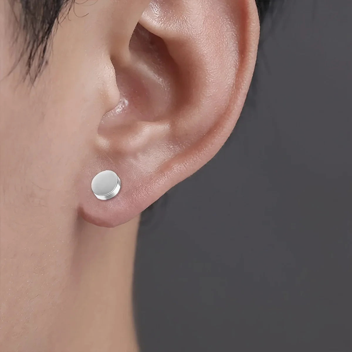 Magnetic Crystal Ear Studs — No Piercing Zircon Clip Earrings for Men & Women | Free UK Delivery