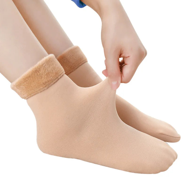 Thermal Fleece Socks for Women — Thick Cosy Winter Socks for Home, Boots & Snow