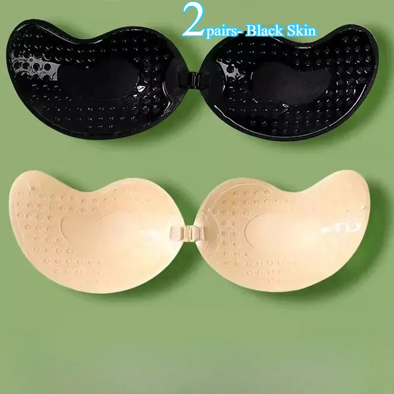 Invisible Self-Adhesive Push Up Bra — Backless Strapless Silicone Bralette | Free UK Delivery