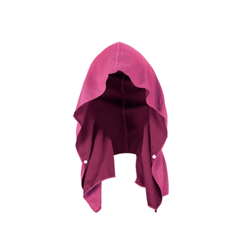 Cooling Hoodie Towel — Instant Cold Evaporative Technology for Sports & Summer | Free UK Delivery